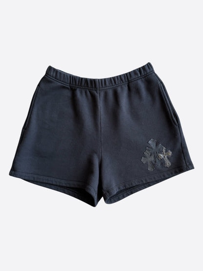 Chrome Hearts Black Triple Cross Patch Women's Shorts