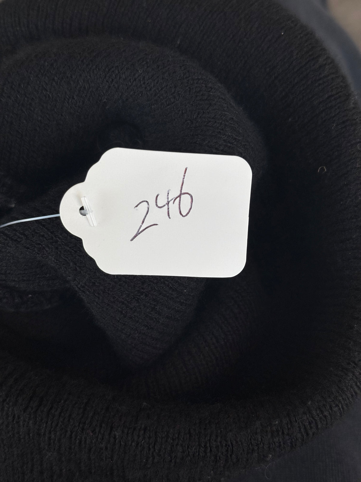 Chrome Hearts Kyosuke Himuro Black & White Embroidered Logo Beanie