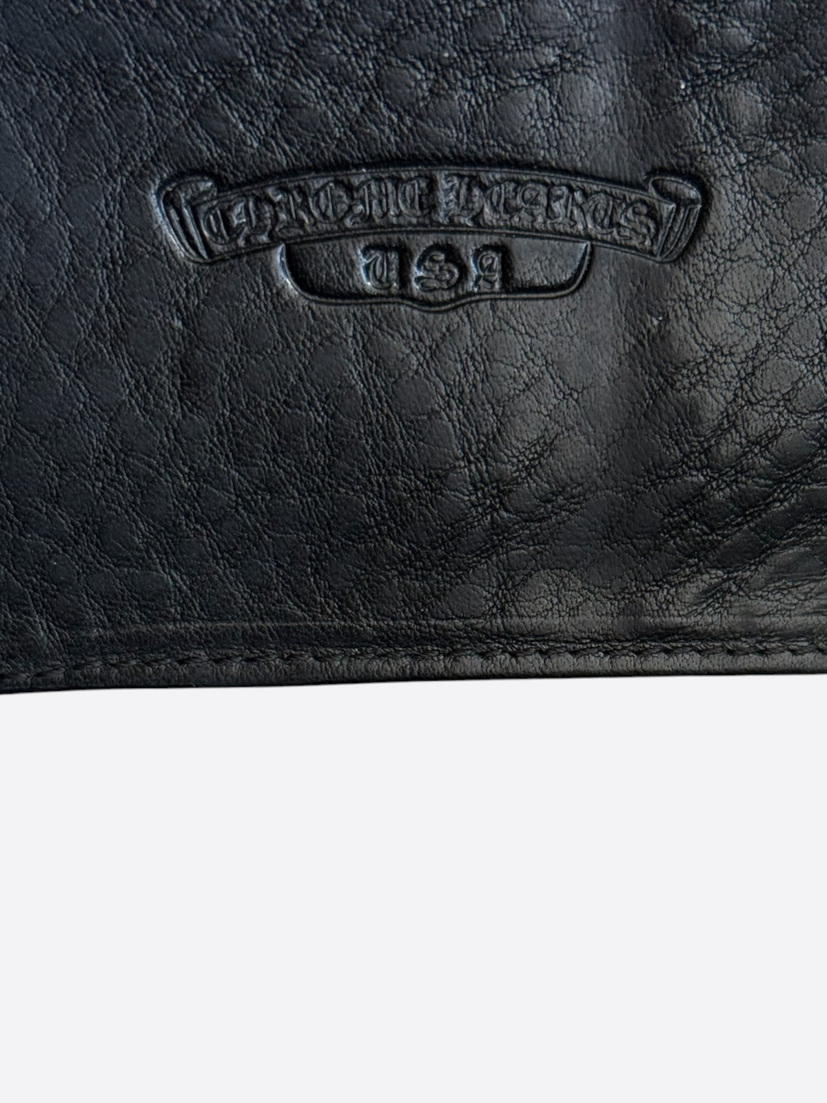 Chrome Hearts Black & White Cross Patch Dr. Digiacomo Wallet