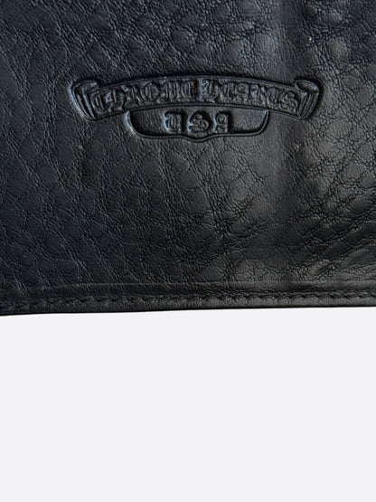 Chrome Hearts Black & White Cross Patch Dr. Digiacomo Wallet