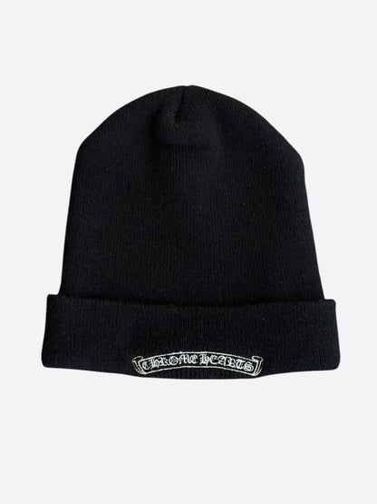 Chrome Hearts Kyosuke Himuro Black & White Embroidered Logo Beanie