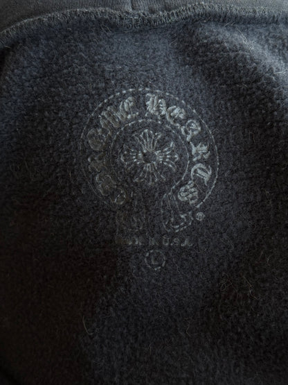 Chrome Hearts Black, Red & White Foti Graphic Zip Up Hoodie