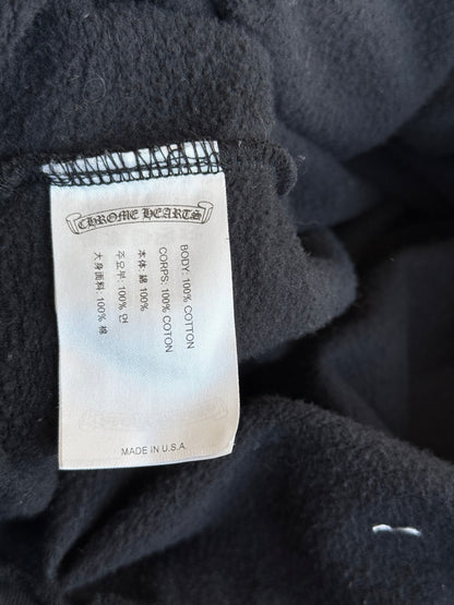 Chrome Hearts Black, Red & White Foti Graphic Zip Up Hoodie