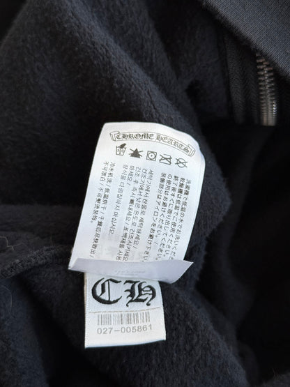 Chrome Hearts Black, Red & White Foti Graphic Zip Up Hoodie