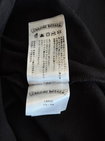 Chrome Hearts Black & White Horseshoe Logo Leggings