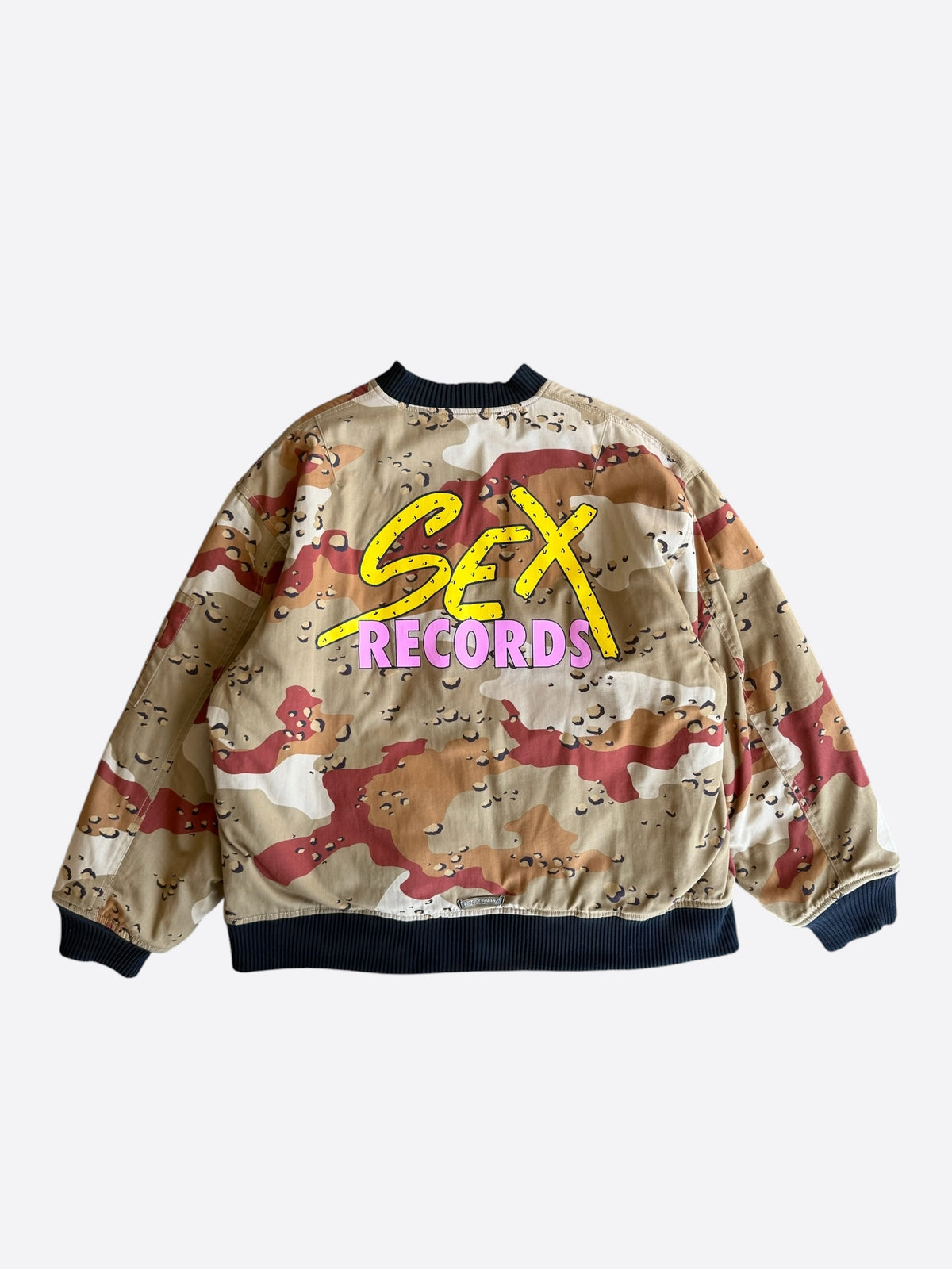 Chrome Hearts Desert Camouflage Sex Records Bomber Jacket