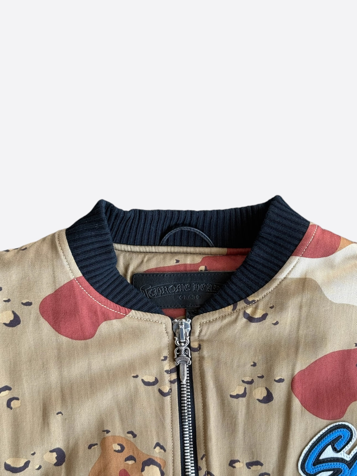 Chrome Hearts Desert Camouflage Sex Records Bomber Jacket