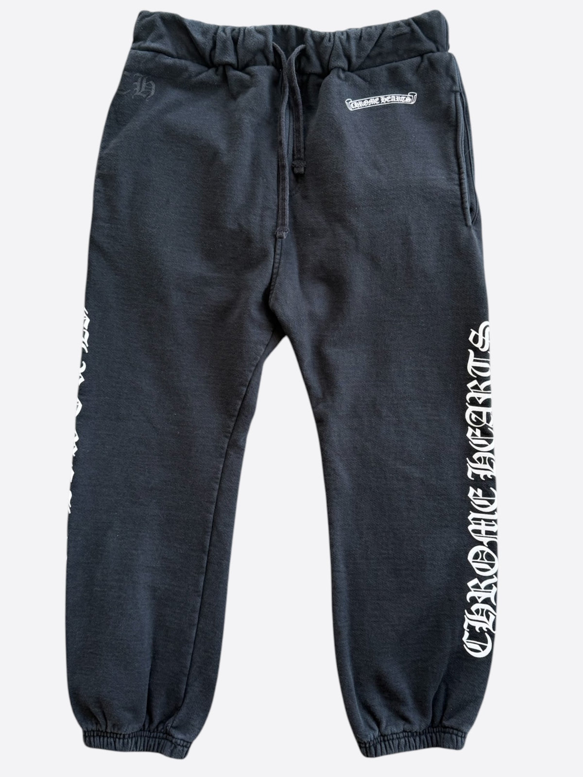 Chrome Hearts Black & White Logo Sweatpants