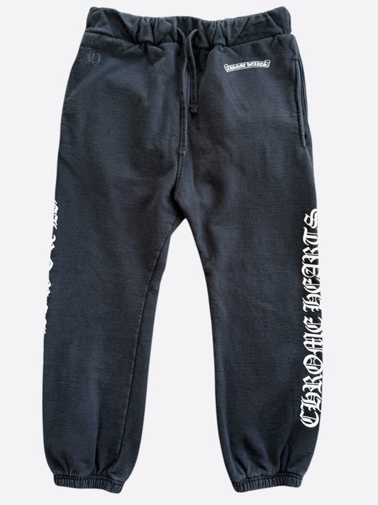 Chrome Hearts Black & White Logo Sweatpants