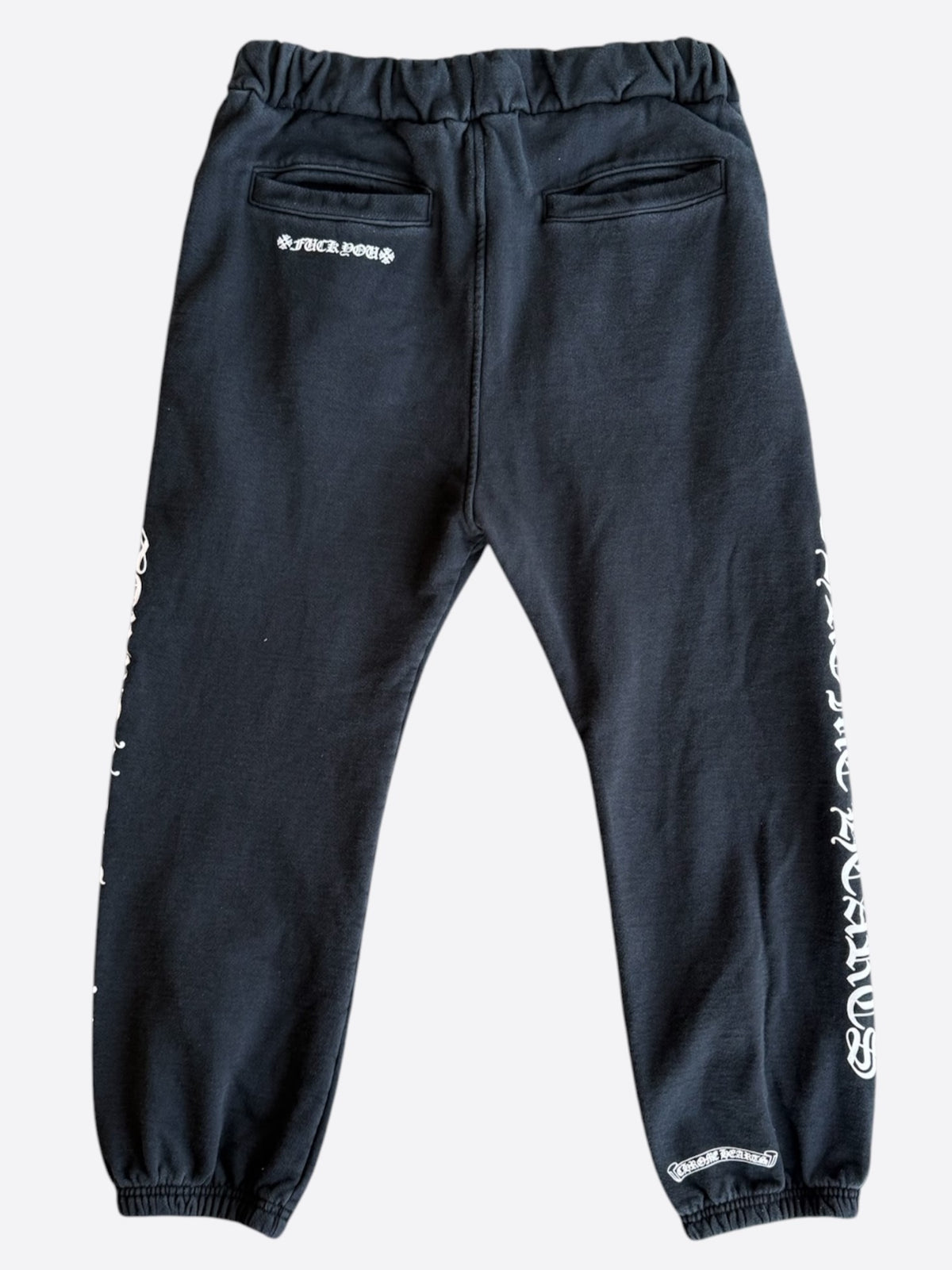 Chrome Hearts Black & White Logo Sweatpants