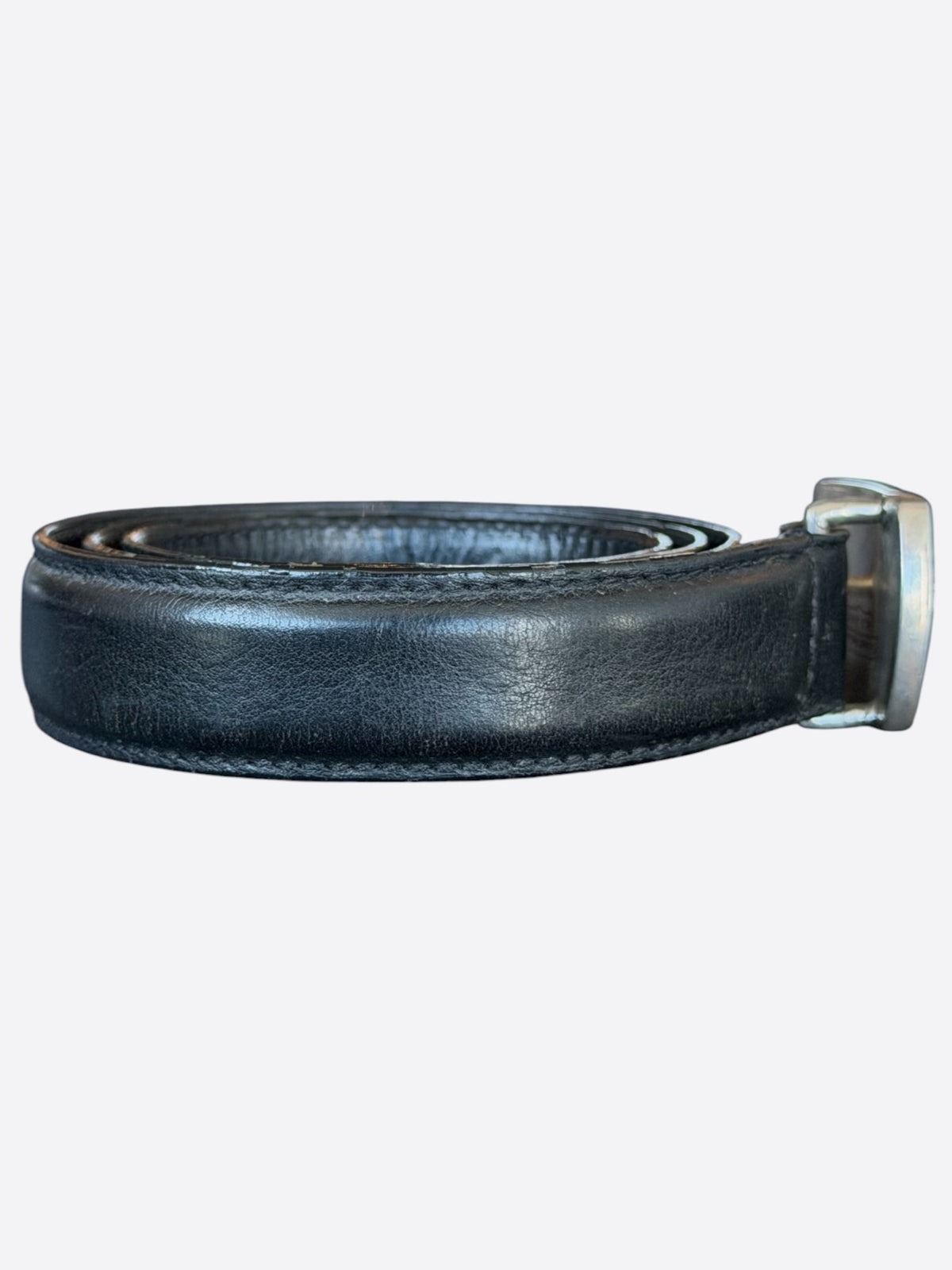 Chrome Hearts Black & Silver Star Belt