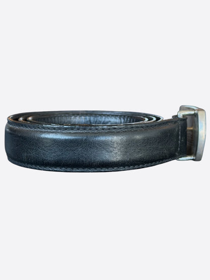 Chrome Hearts Black & Silver Star Belt