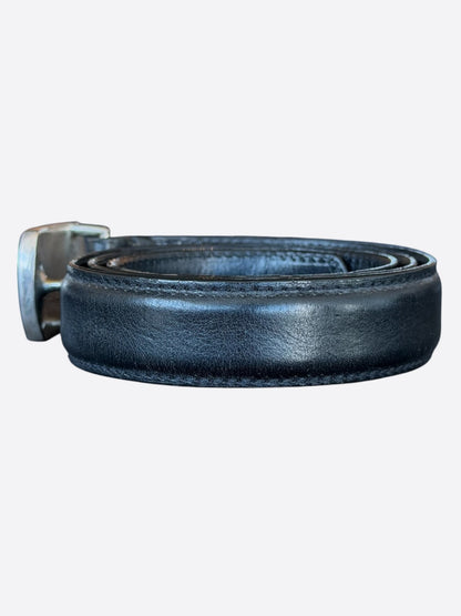 Chrome Hearts Black & Silver Star Belt
