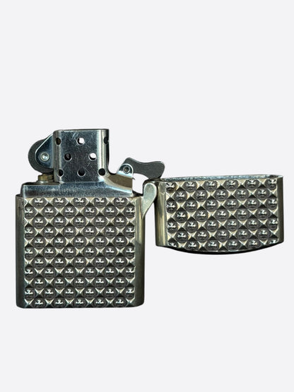 Chrome Hearts Silver Pyramid Cross Lighter
