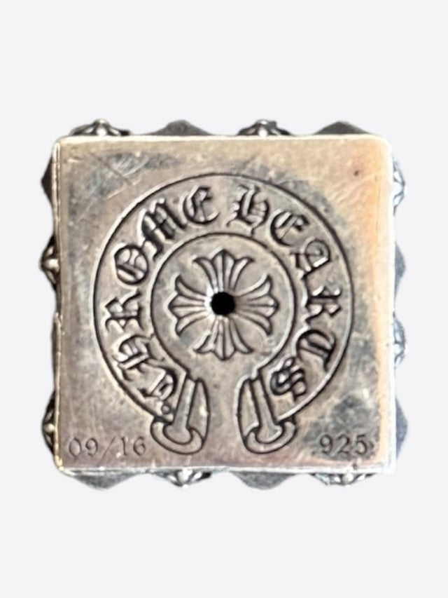 Chrome Hearts Silver Pyramid Cross Pen Holder