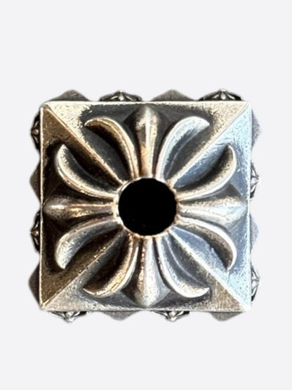 Chrome Hearts Silver Pyramid Cross Pen Holder