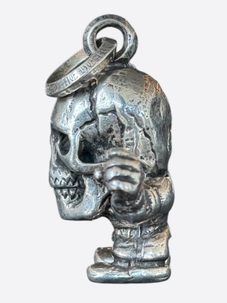 Chrome Hearts Foti Silver Teeter Pendant