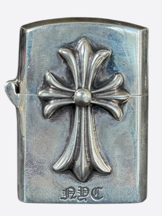 Chrome Hearts Silver New York Exclusive Cross Lighter