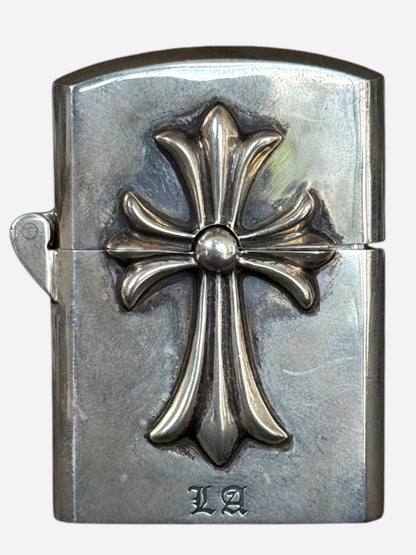 Chrome Hearts Silver Los Angeles Exclusive Cross Lighter