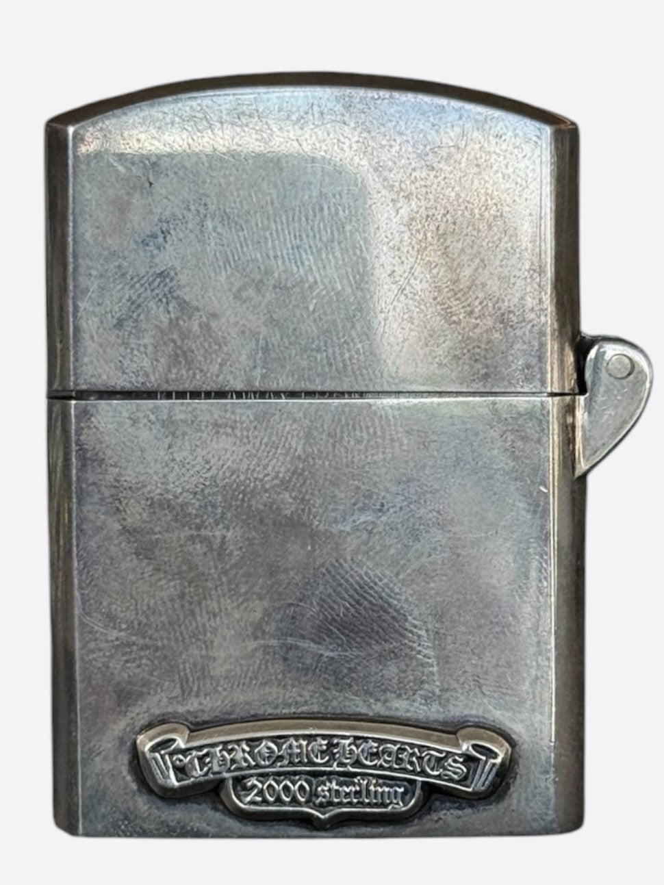 Chrome Hearts Silver Los Angeles Exclusive Cross Lighter