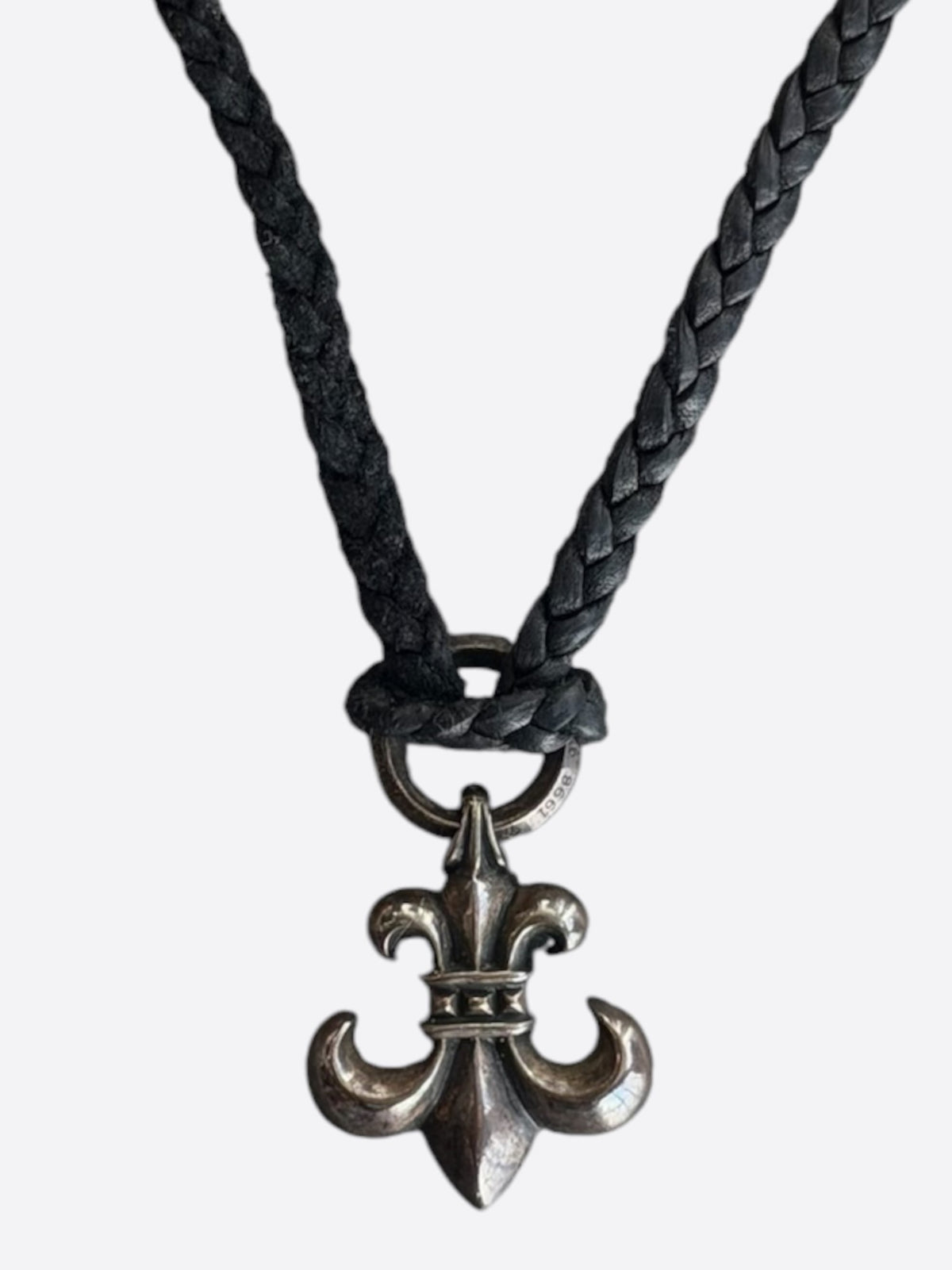 Chrome Hearts Silver Fleur Necklace