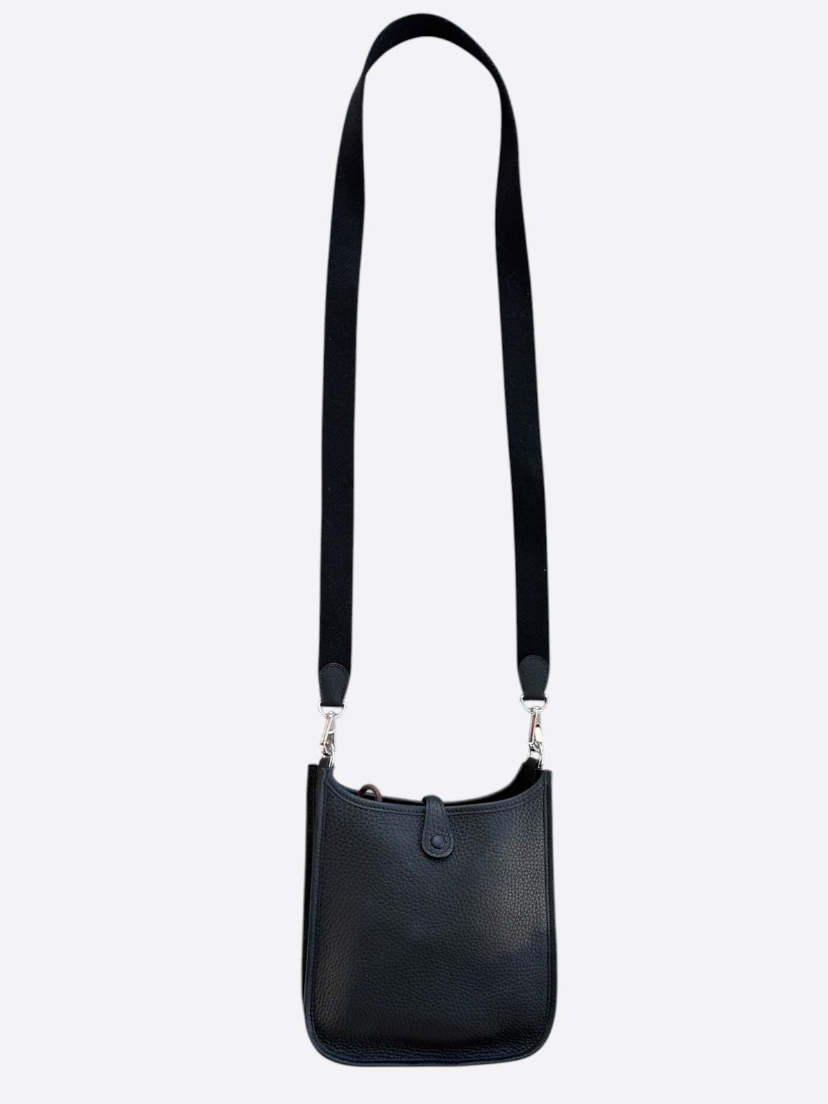 Hermes Black Togo & Palladium Hardware Evelyne 16