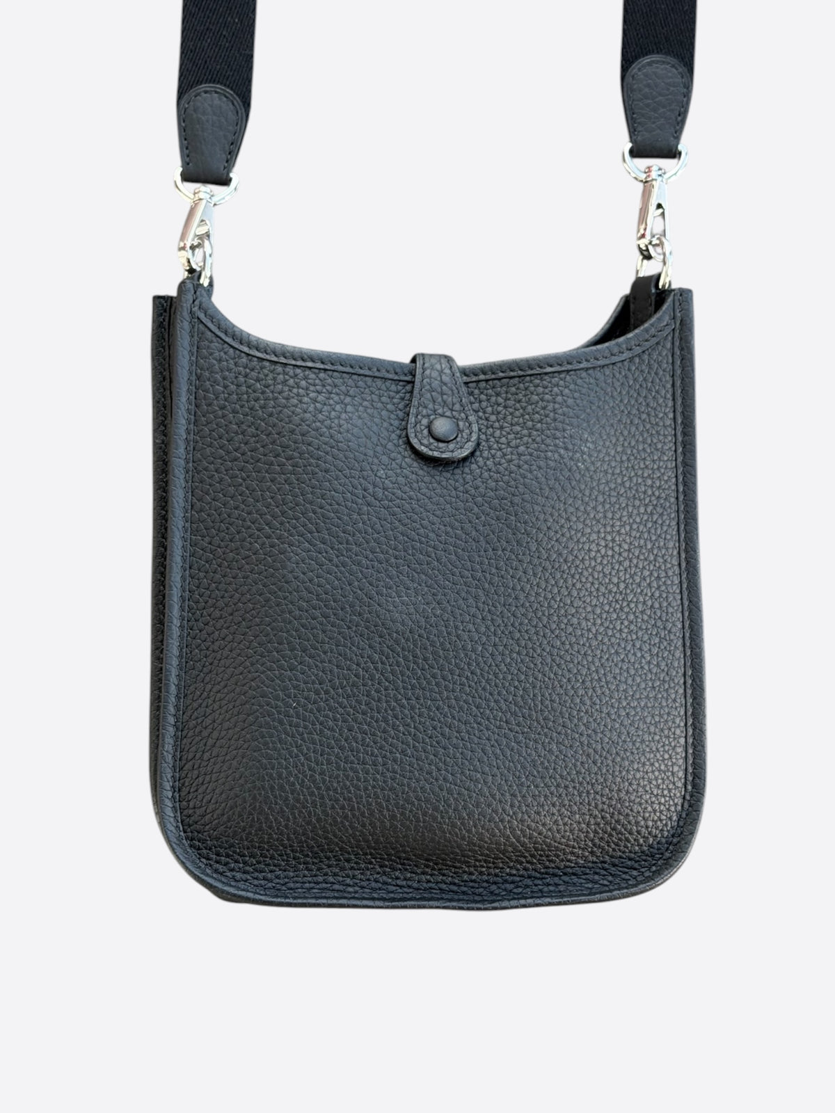 Hermes Black Togo & Palladium Hardware Evelyne 16