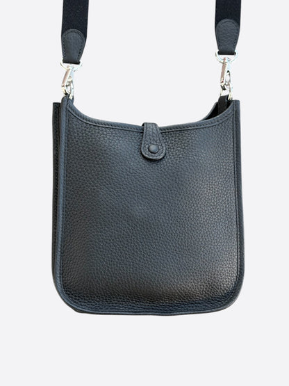 Hermes Black Togo & Palladium Hardware Evelyne 16