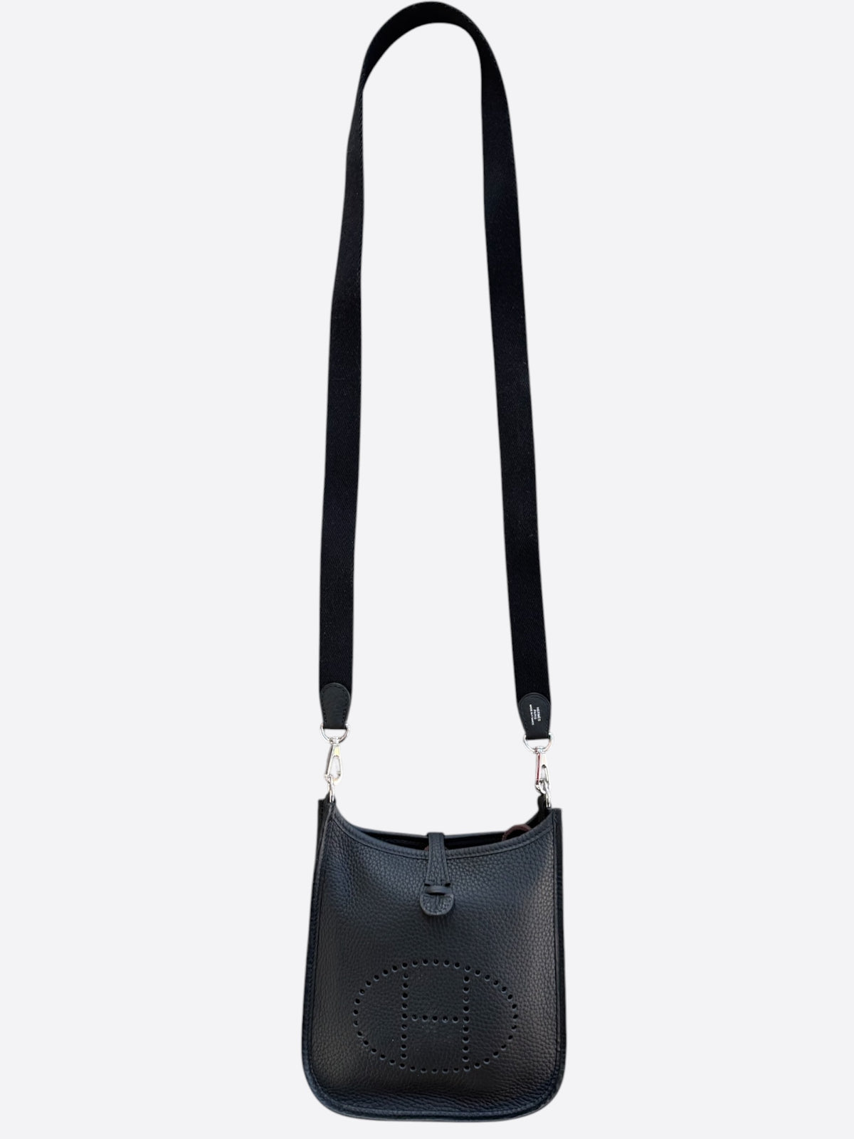 Hermes Black Togo & Palladium Hardware Evelyne 16