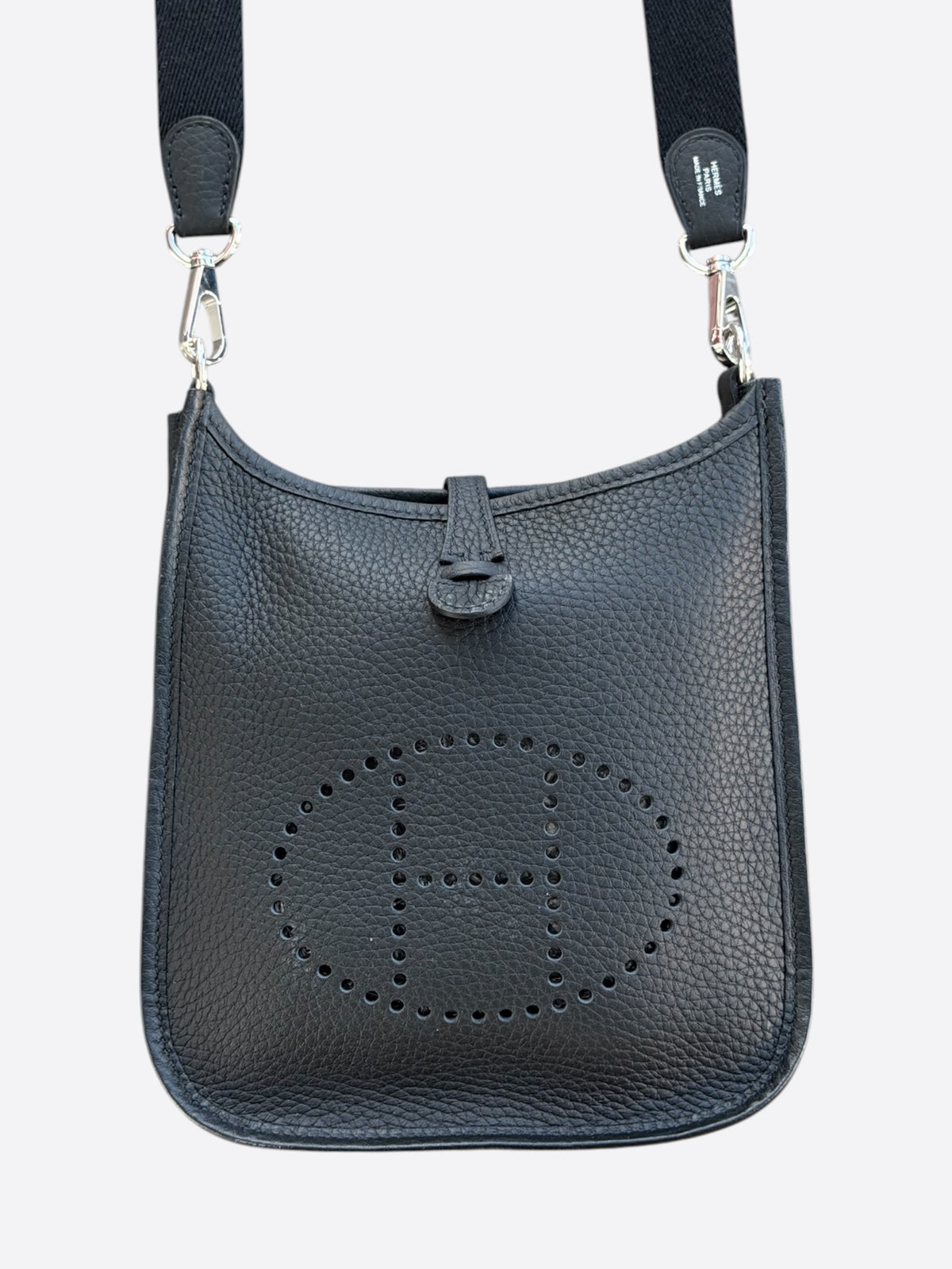 Hermes Black Togo & Palladium Hardware Evelyne 16