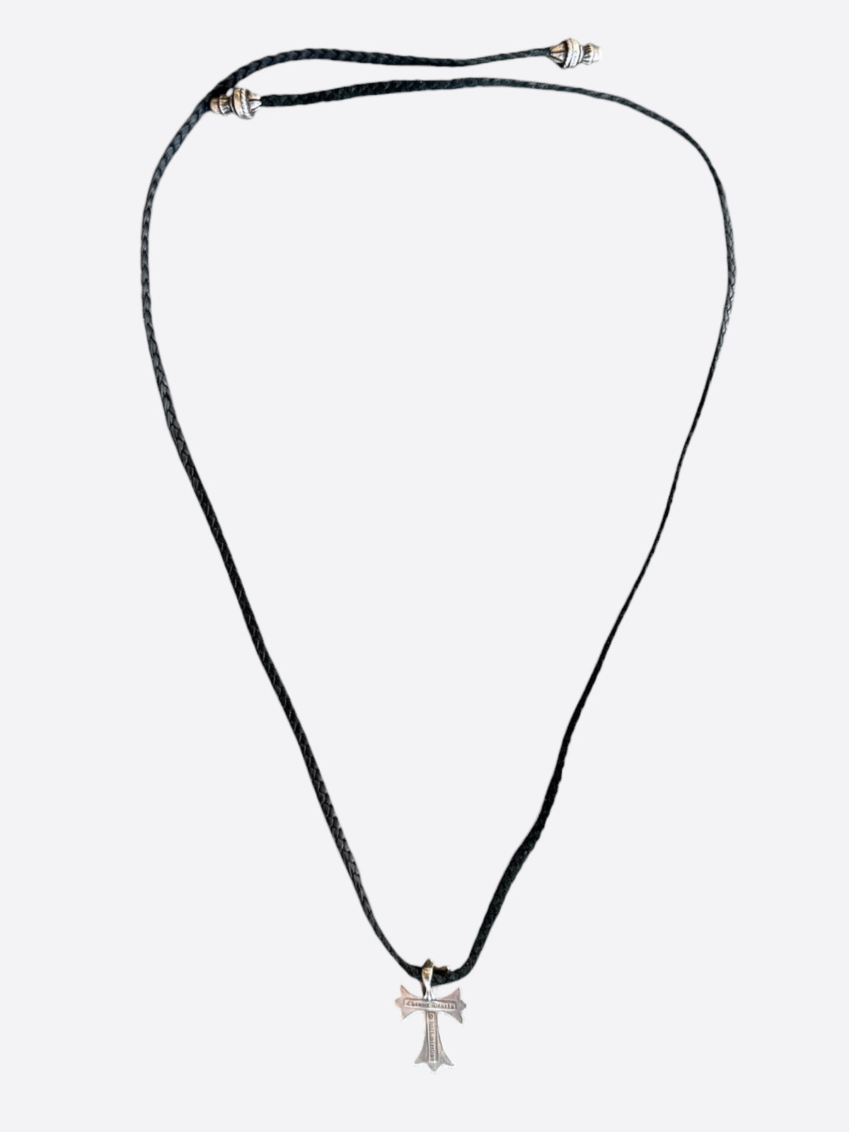 Chrome Hearts Silver Cross Necklace
