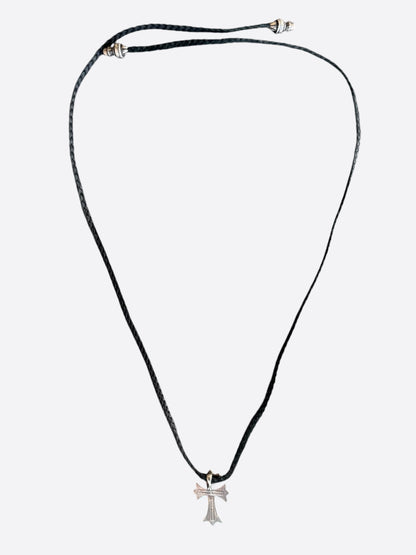 Chrome Hearts Silver Cross Necklace