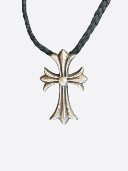 Chrome Hearts Silver Cross Necklace