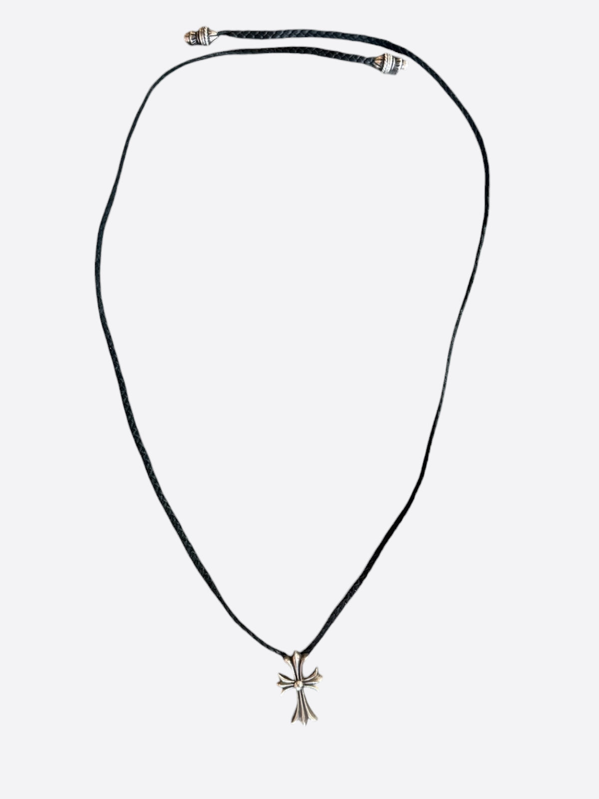 Chrome Hearts Silver Cross Necklace