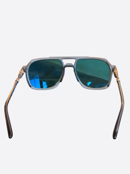 Chrome Hearts Grey & Silver Humidititty Sunglasses