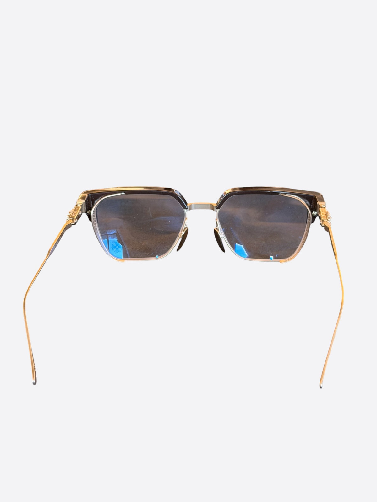 Chrome Hearts Black & Gold LGMA Glasses