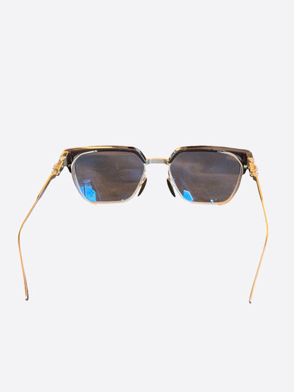 Chrome Hearts Black & Gold LGMA Glasses