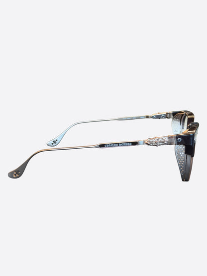 Chrome Hearts Black & Gold LGMA Glasses