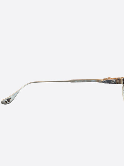 Chrome Hearts Black & Gold LGMA Glasses
