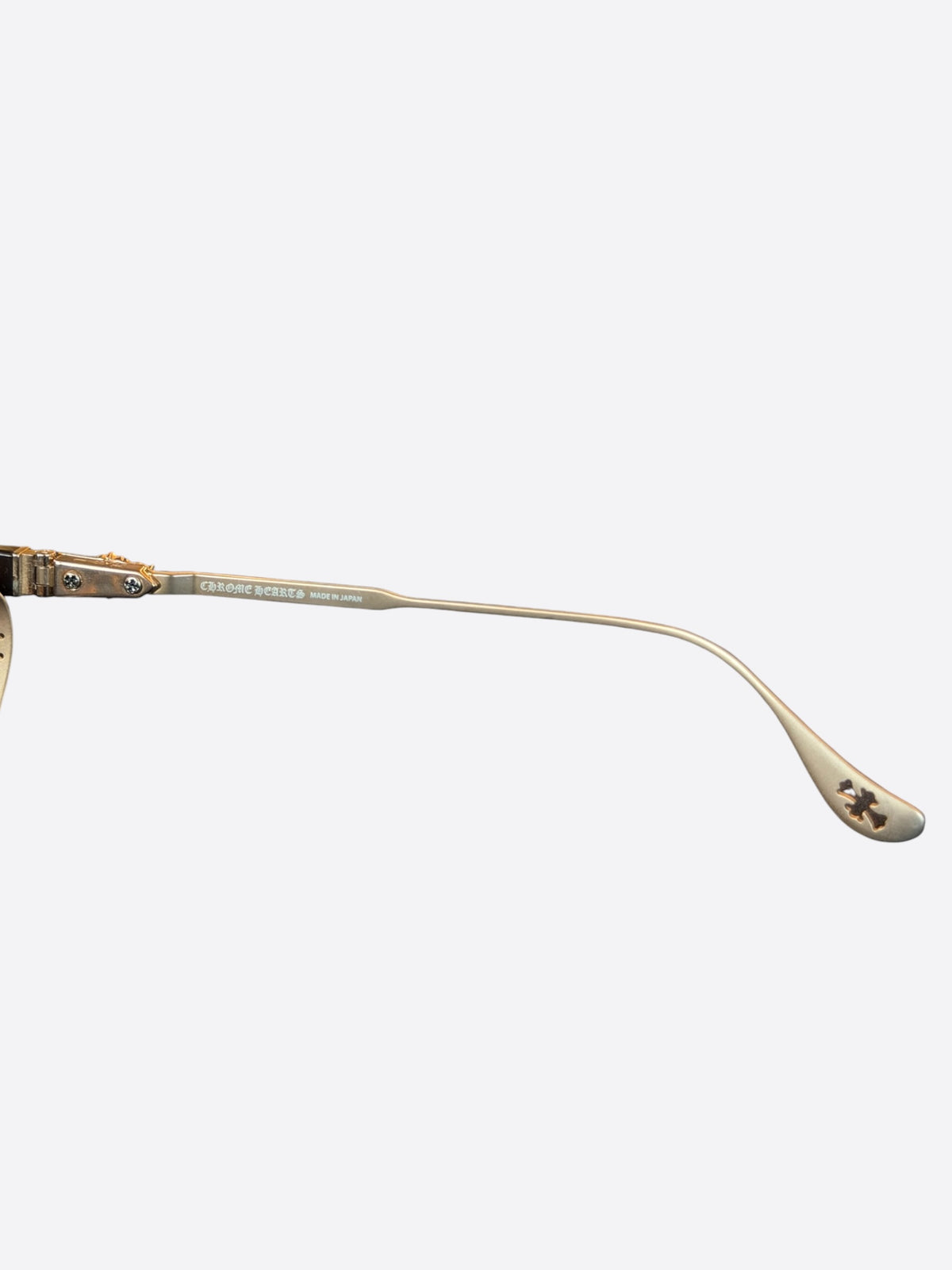 Chrome Hearts Black & Gold LGMA Glasses