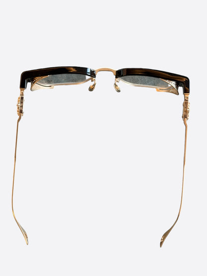 Chrome Hearts Black & Gold LGMA Glasses
