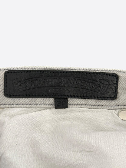 Chrome Hearts Levi's Grey & Pink Ponyhair Patch Jeans