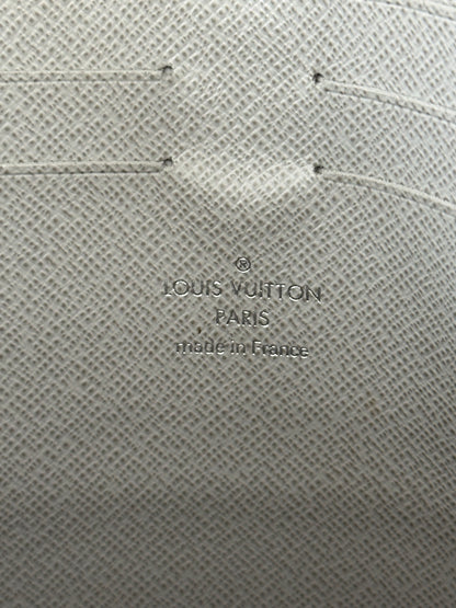Louis Vuitton White Story Monogram Zip Pouch GM