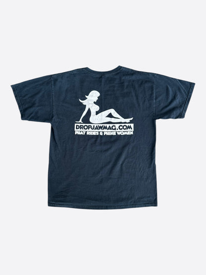 Vintage Black Drop Jaw Magazine Logo T-Shirt