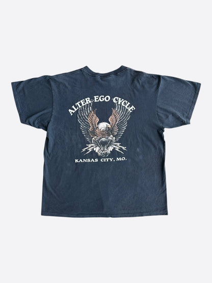 Vintage Black Brothers In The Wind Graphic T-Shirt