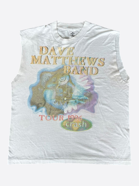 Vintage White Dave Matthews Band Crash Tour T-Shirt