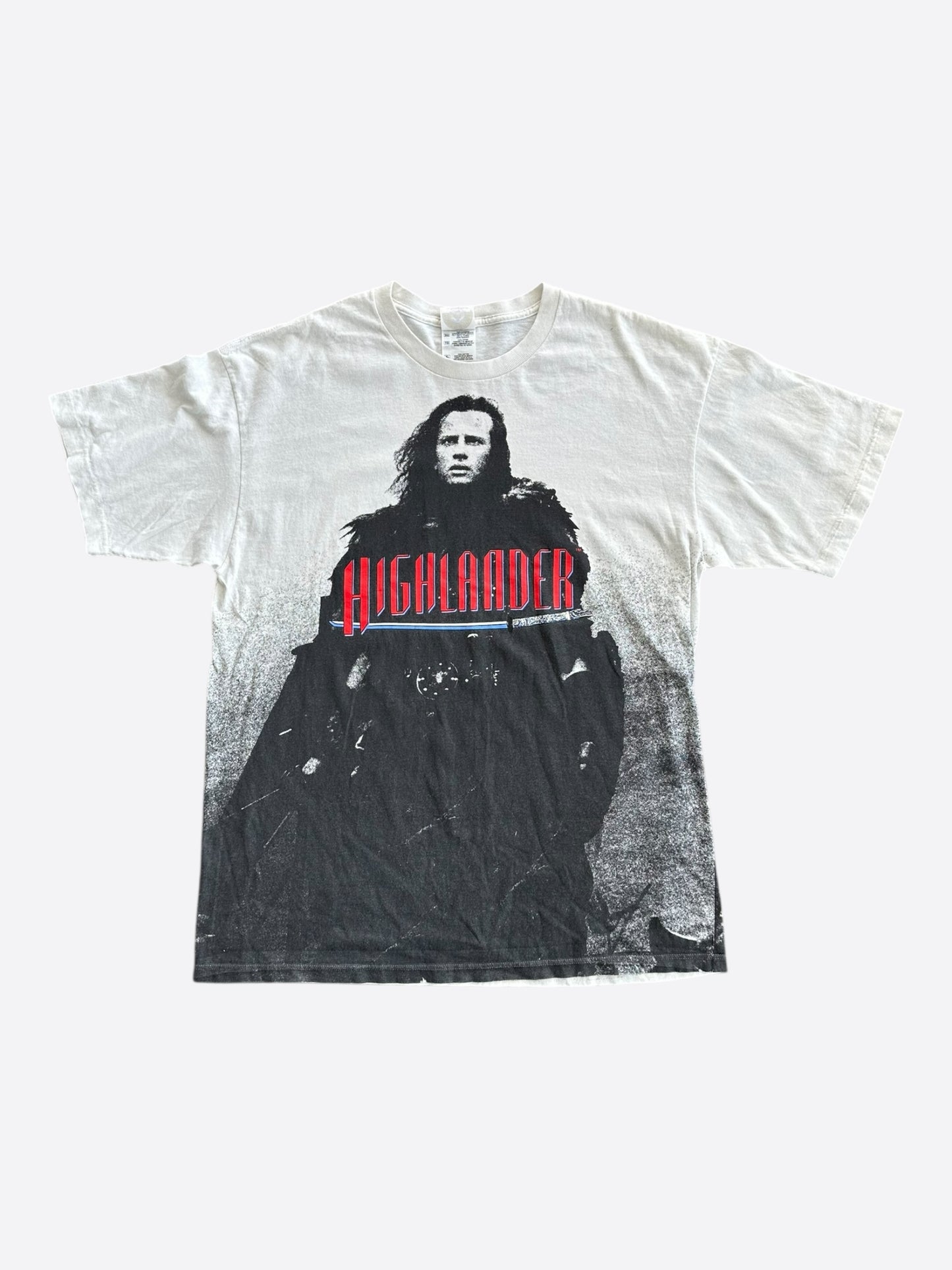 Vintage White Highlander Movie Promotion T-Shirt