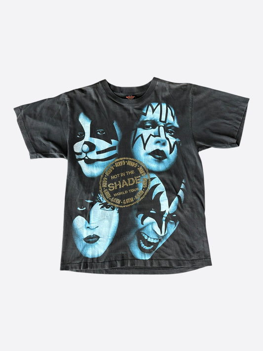Vintage Black KISS Hot In The Shade World Tour T-Shirt