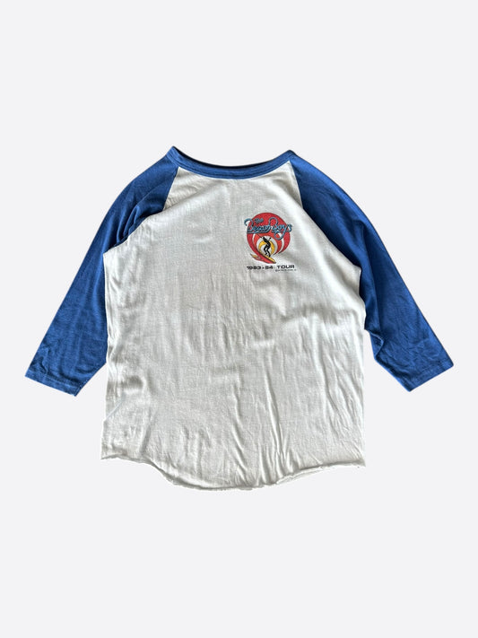 Vintage White & Blue The Beach Boys Tour Longsleeve T-Shirt