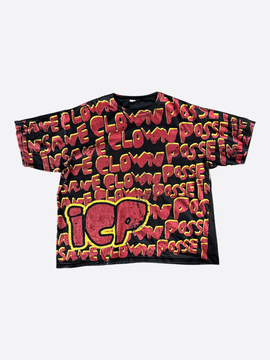 Vintage Black & Red Insane Clown Posse Graphic T-Shirt